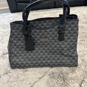 Black and Grey Triangle handbag. Bag Hawaiis Finest. In great condition!